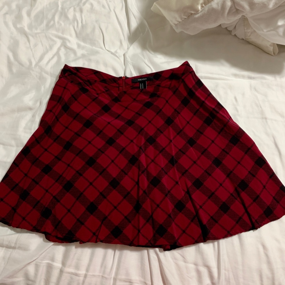 Plaid skirt